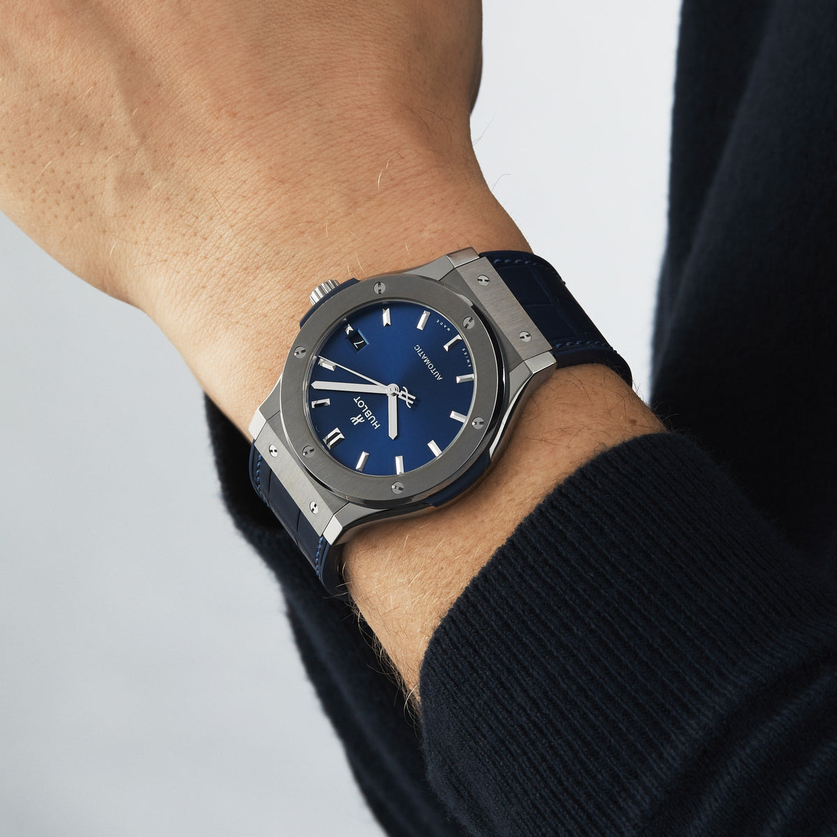 Hublot Classic Fusion Titanium Blue