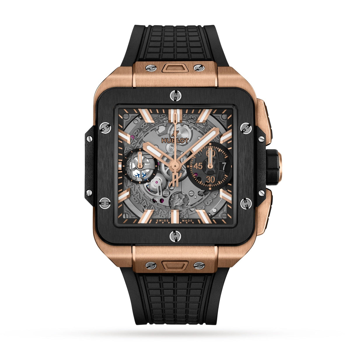 Hublot Square Bang Unico King Gold Ceramic