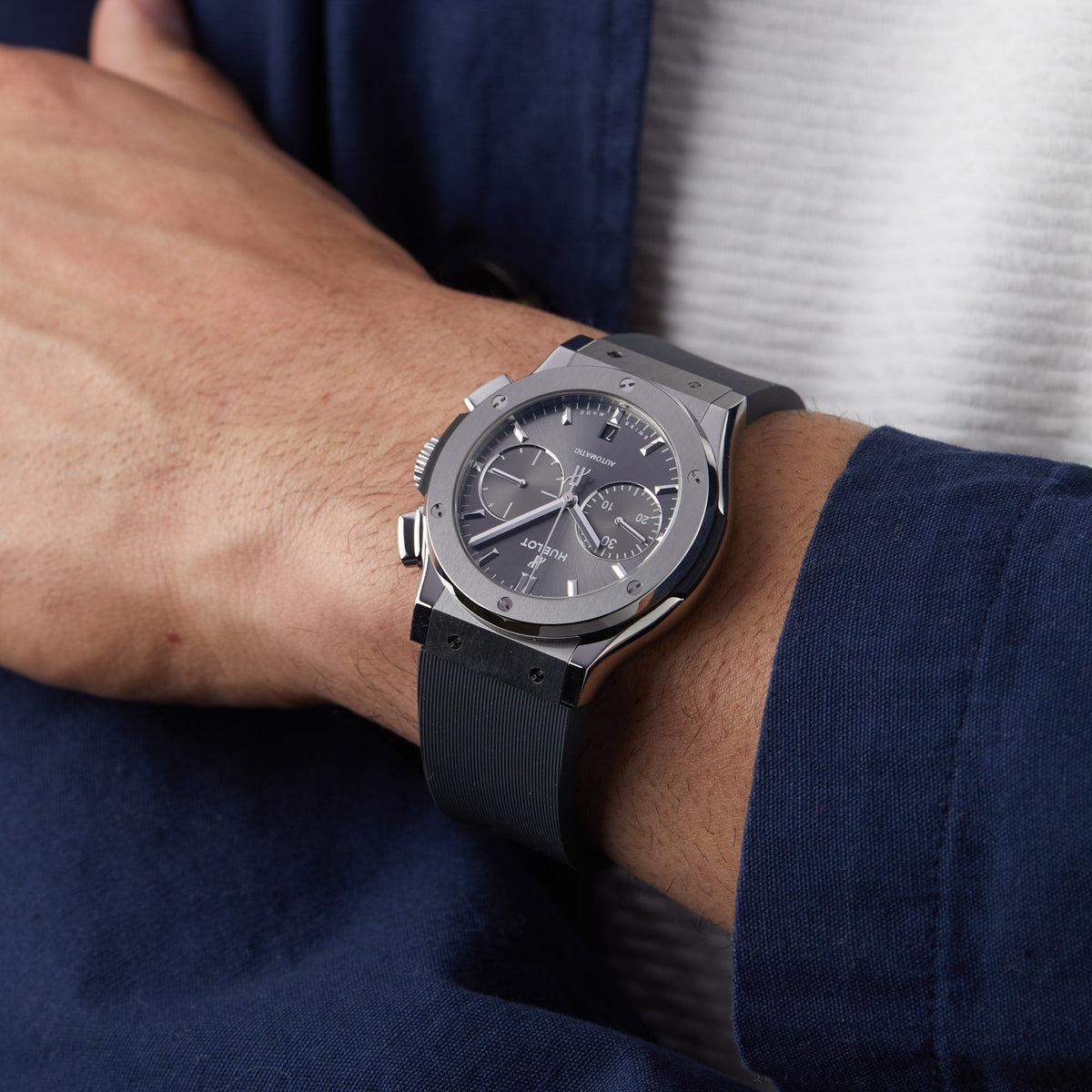 Hublot Classic Fusion Racing Grey Chronograph Titanium