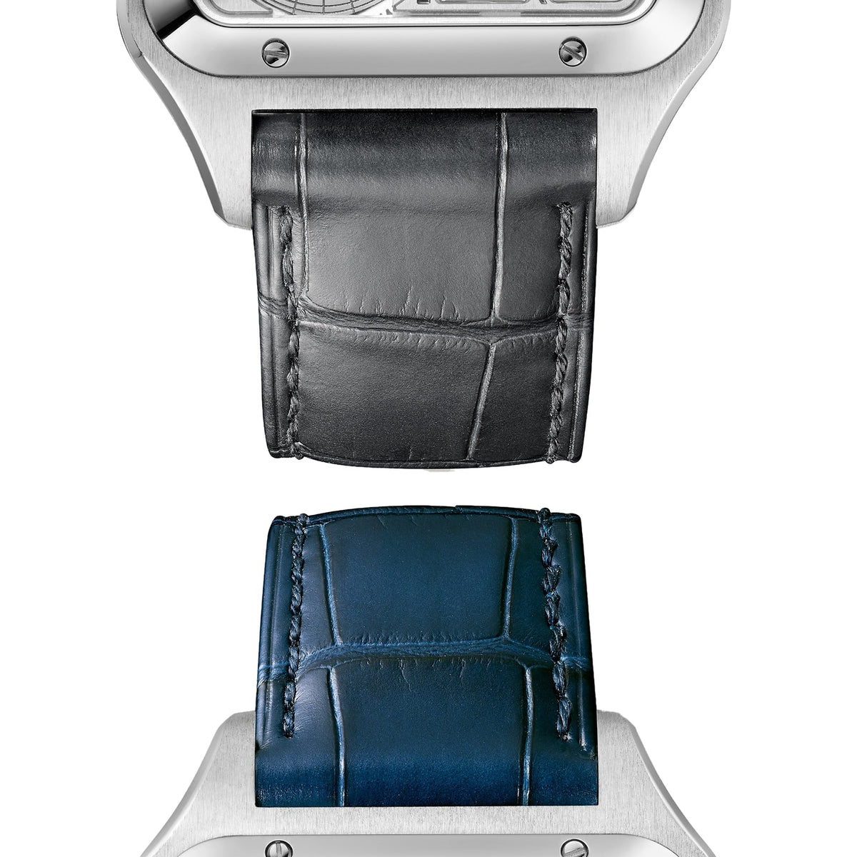 Cartier Santos-Dumont Skeleton with Micro-Rotor Large Model