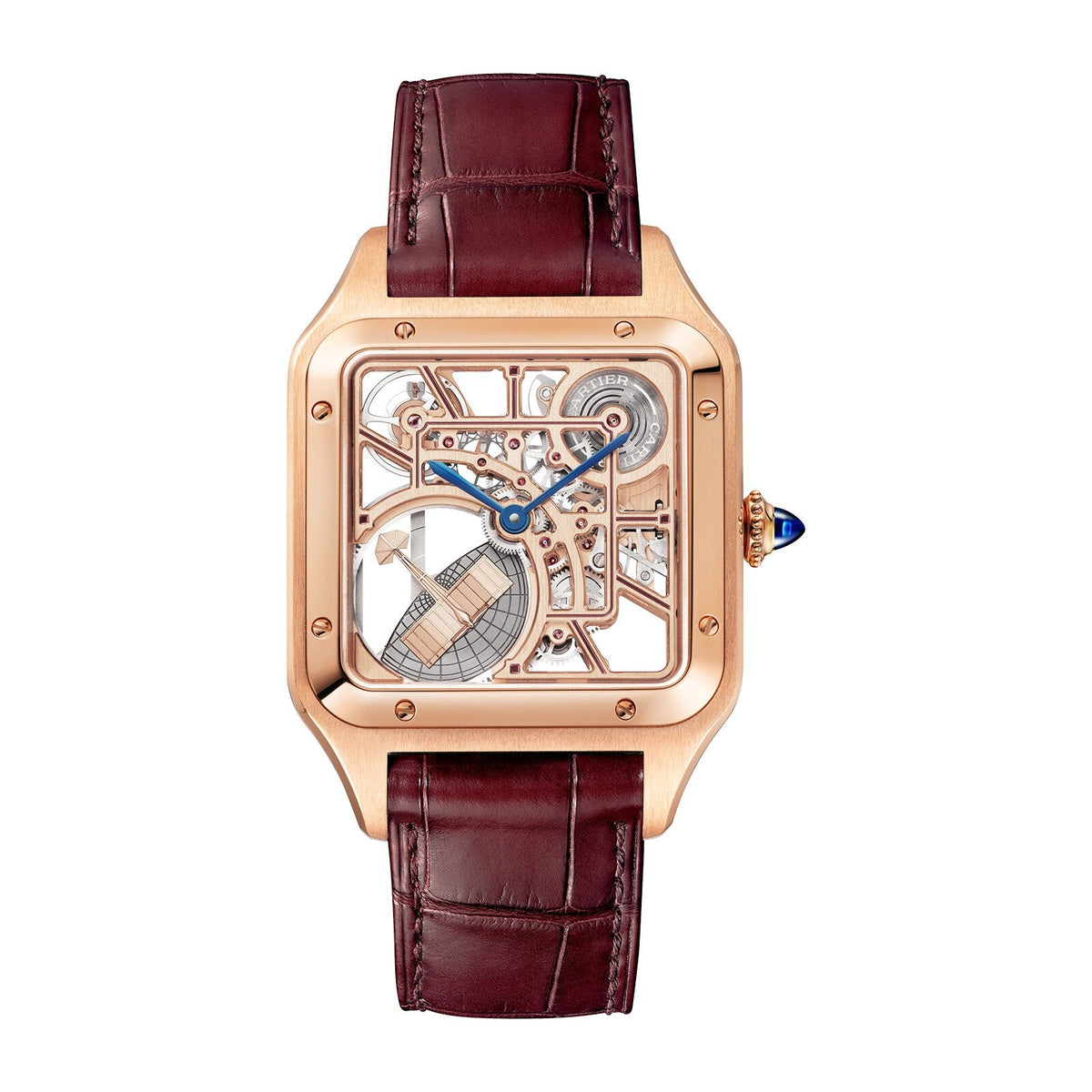 Cartier Santos-Dumont Skeleton with Micro-Rotor