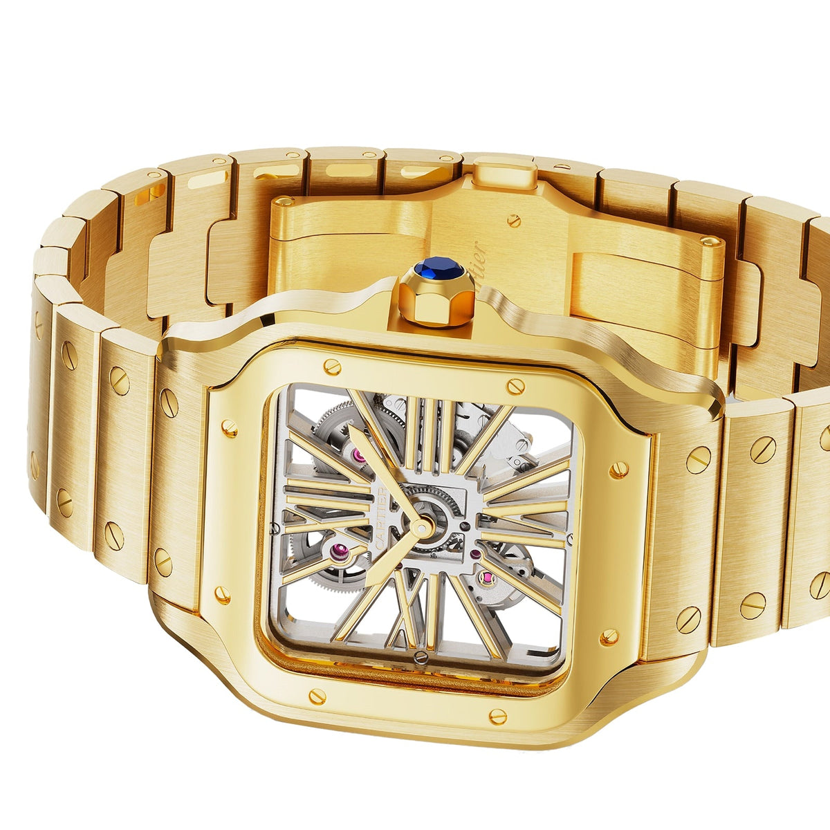 Cartier Santos de Cartier Skeleton
