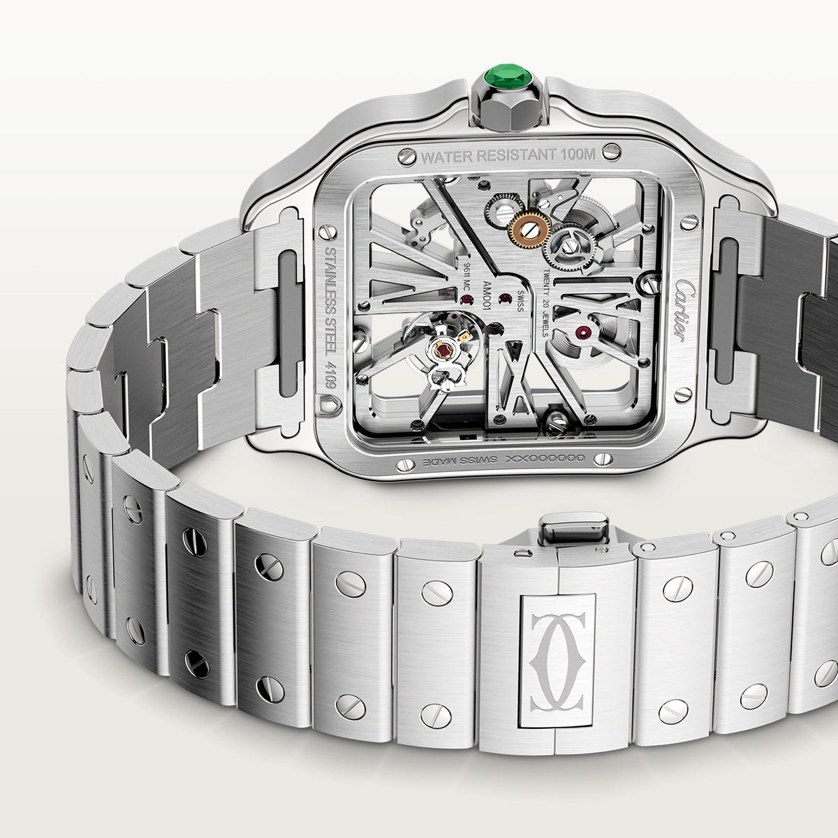 Cartier Santos de Cartier Skeleton Large Model