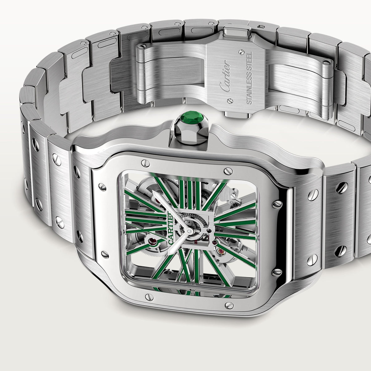 Cartier Santos de Cartier Skeleton Large Model