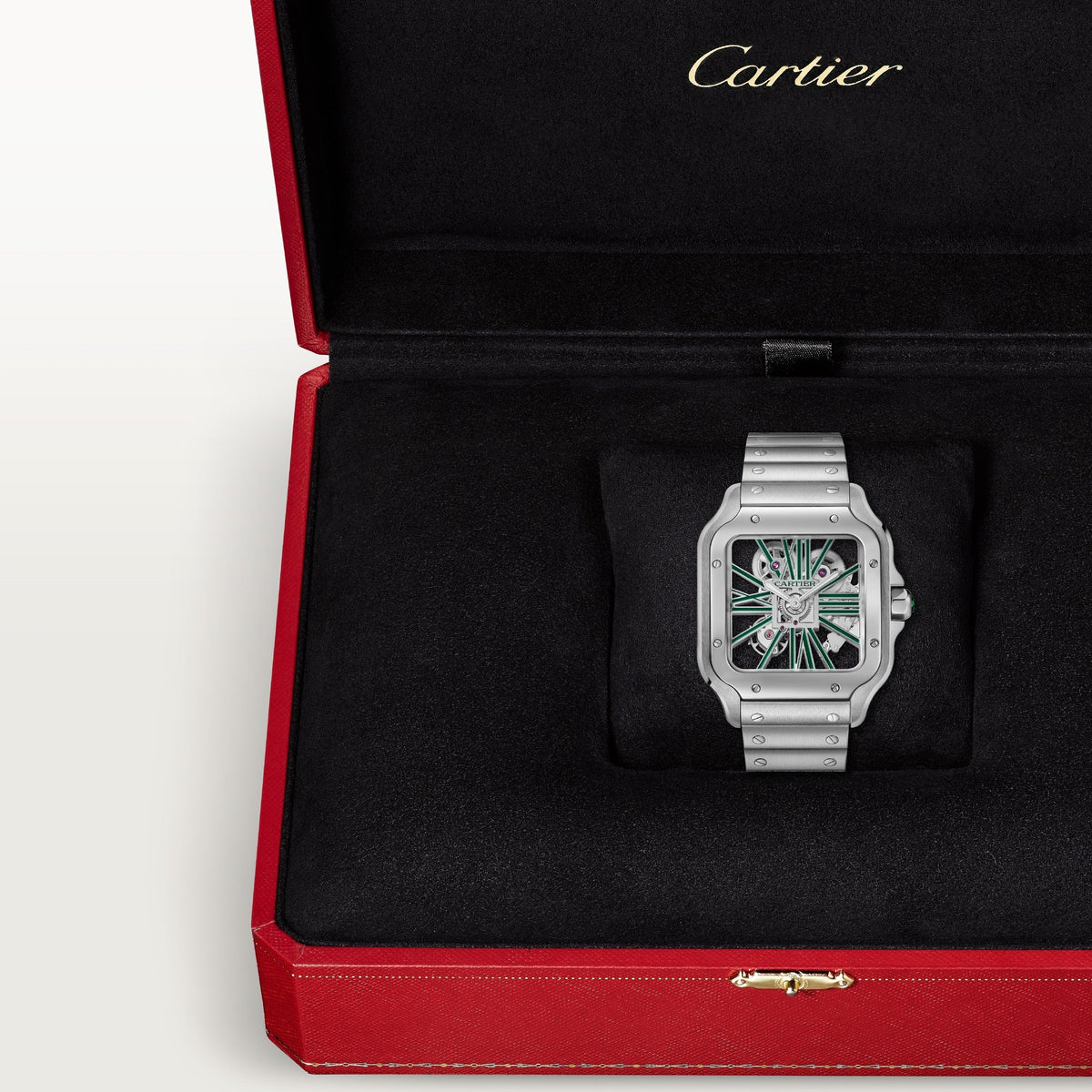 Cartier Santos de Cartier Skeleton Large Model