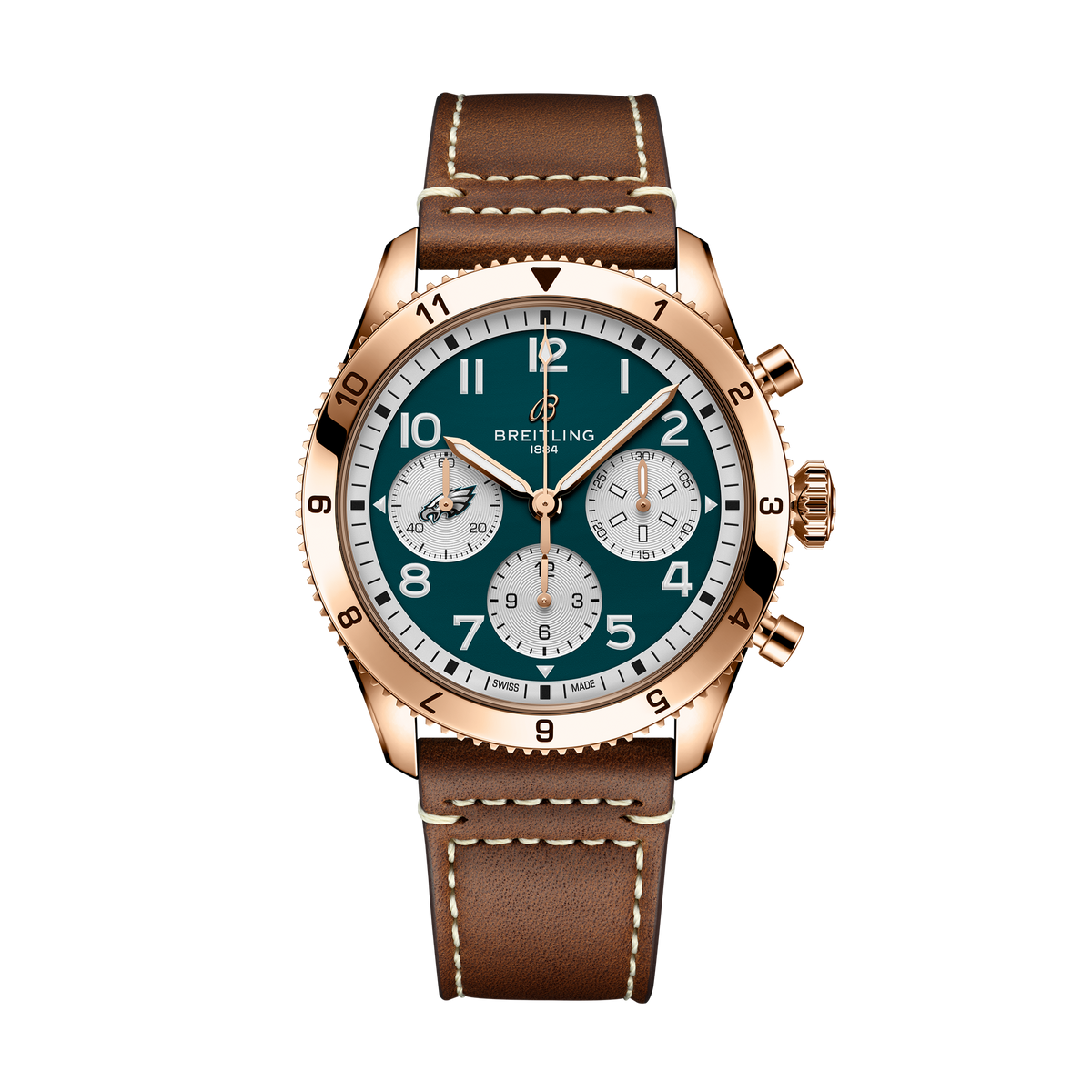 Breitling Classic Avi Chronograph 42 NFL Philadelphia Eagles Edition