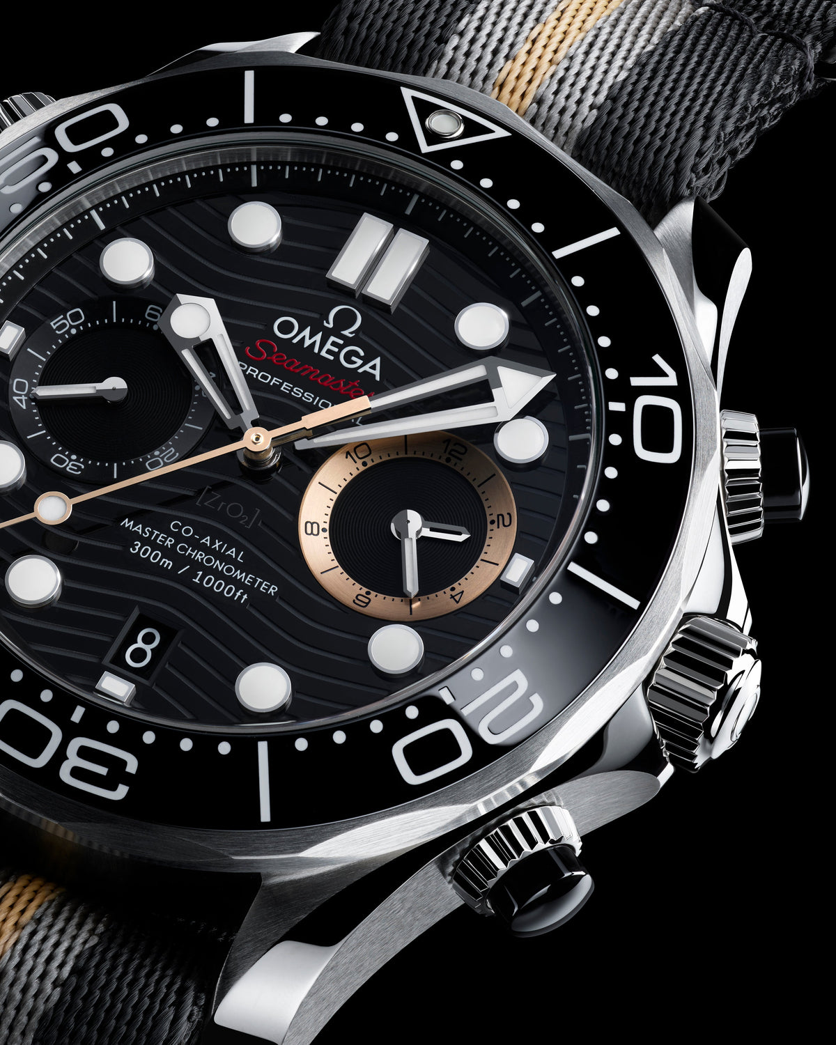 Omega Seamaster Diver 300M Chronograph 007 First Light
