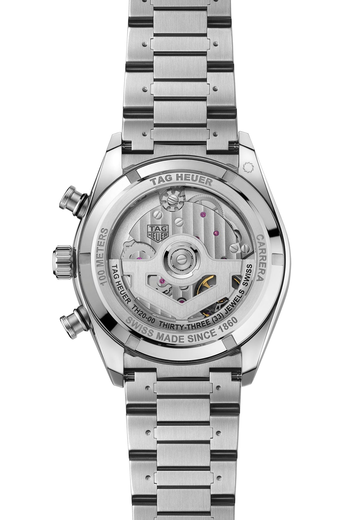 TAG Heuer Carrera Chronograph Sport Sunray Brushed Silver
