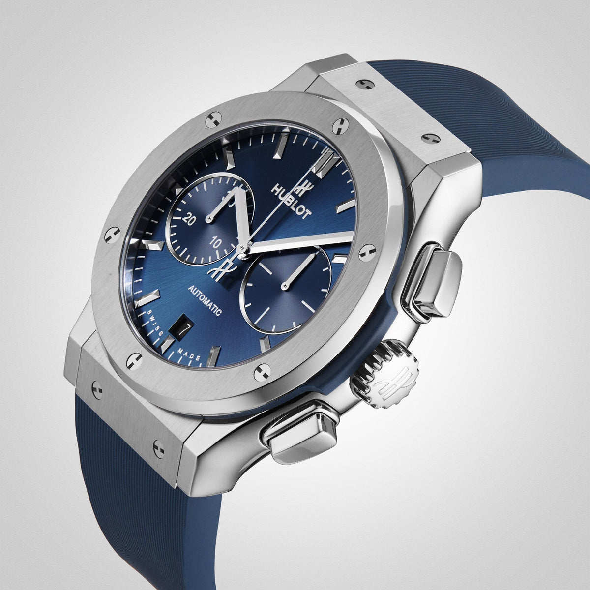Hublot Classic Fusion Chronograph Titanium Blue
