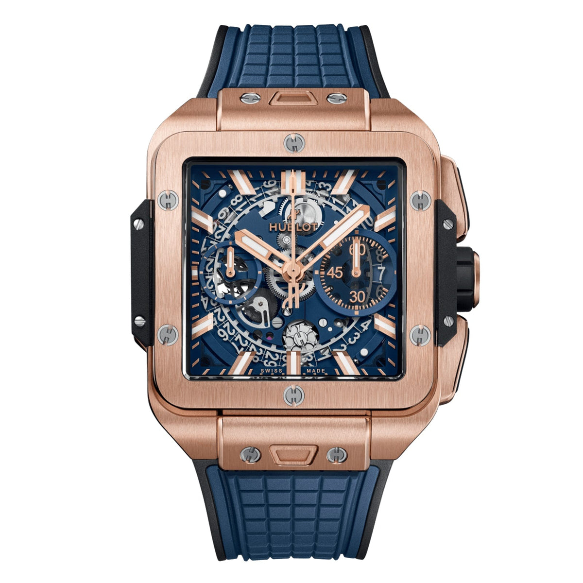 Hublot Square Bang Unico King Gold Blue