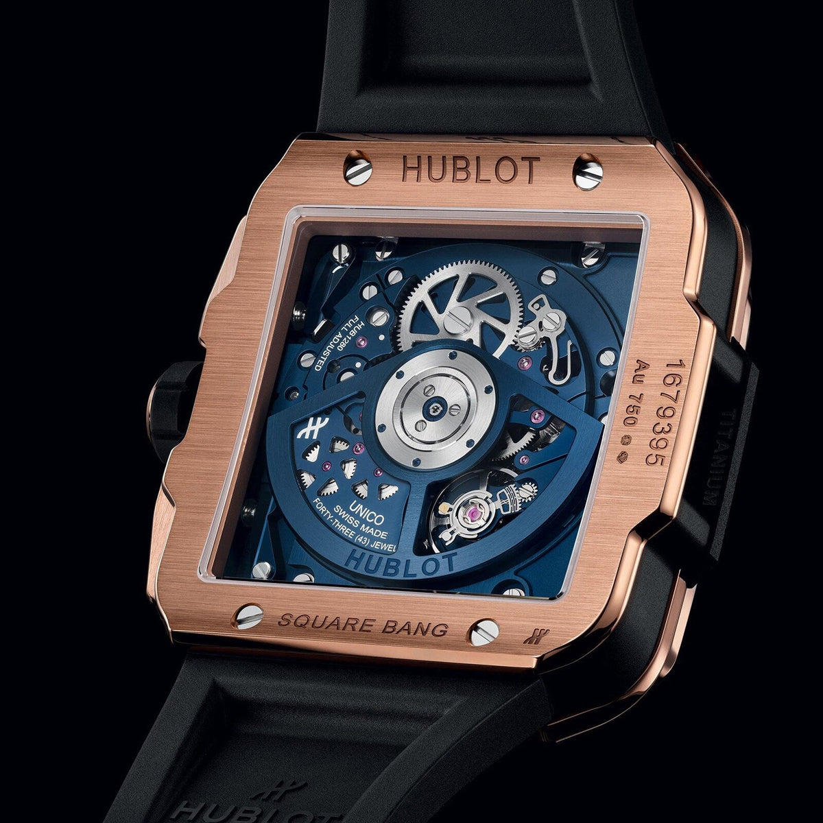Hublot Square Bang Unico King Gold Blue
