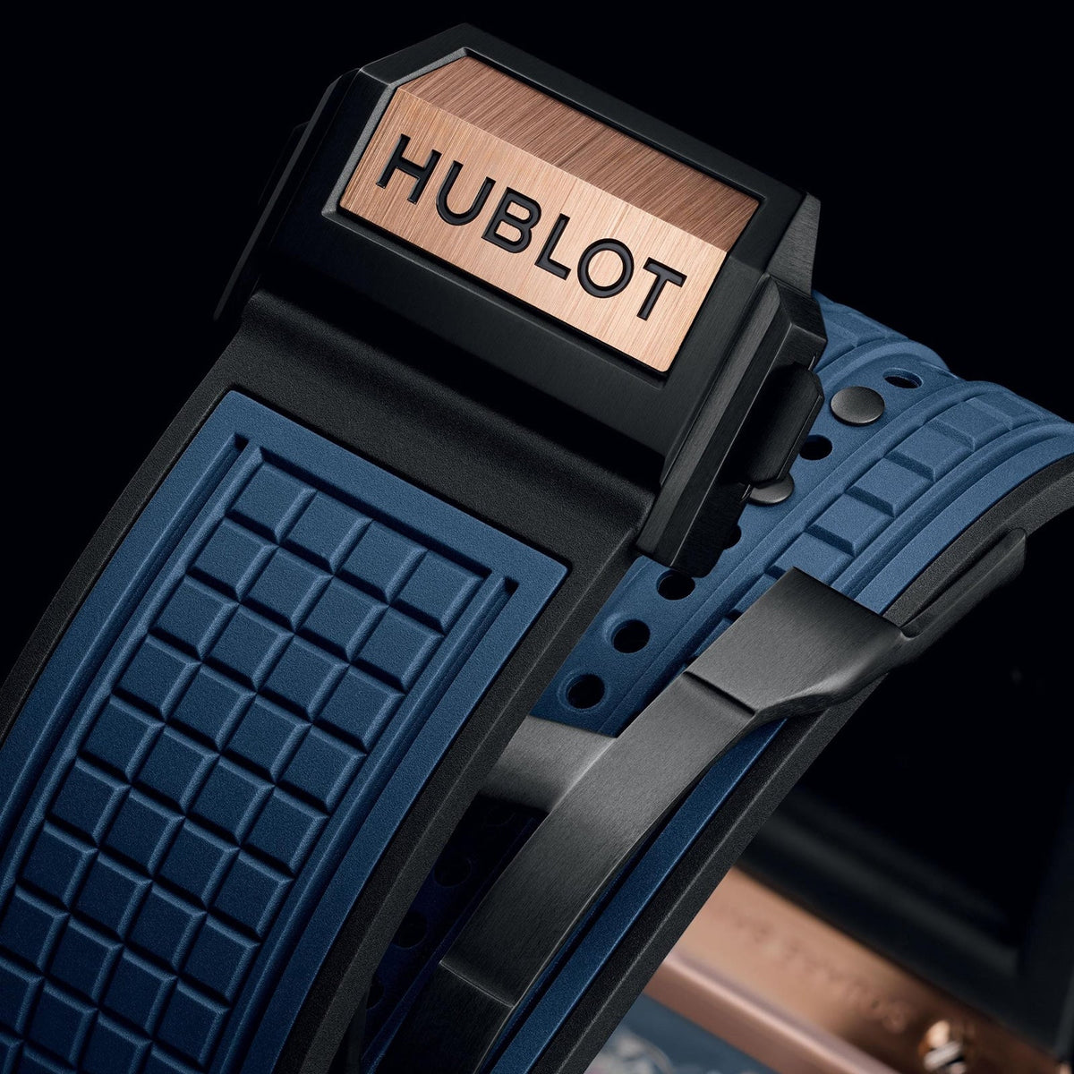 Hublot Square Bang Unico King Gold Blue