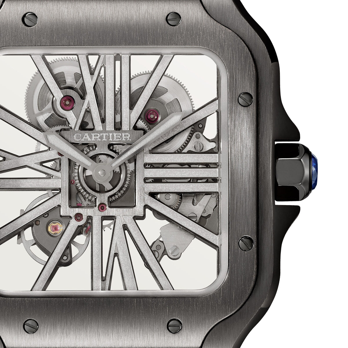 Cartier Santos de Cartier Skeleton Large Model