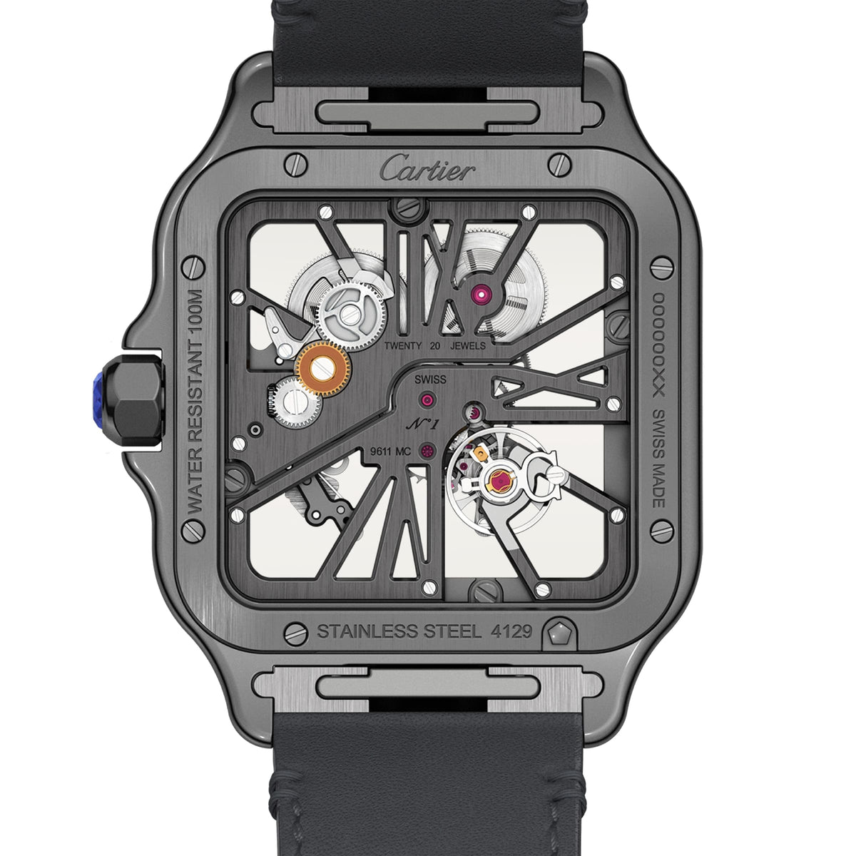 Cartier Santos de Cartier Skeleton Large Model