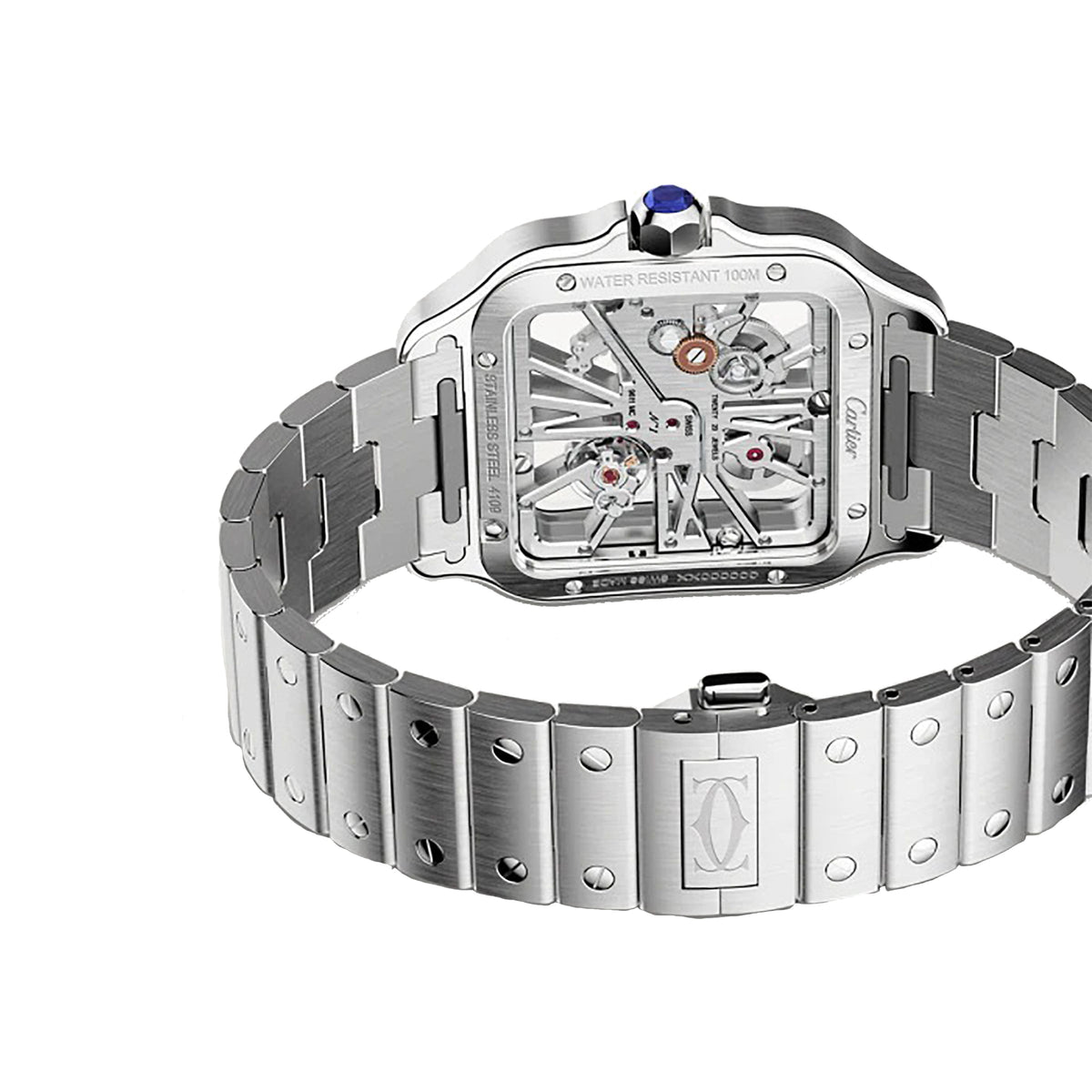 Cartier Santos de Cartier Skeleton Large Model