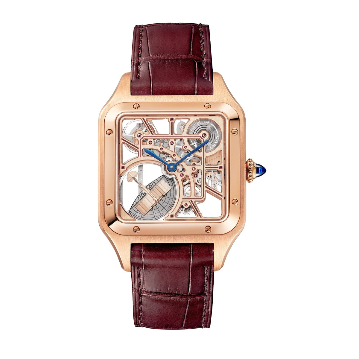 Cartier Santos-Dumont Skeleton with Micro-Rotor