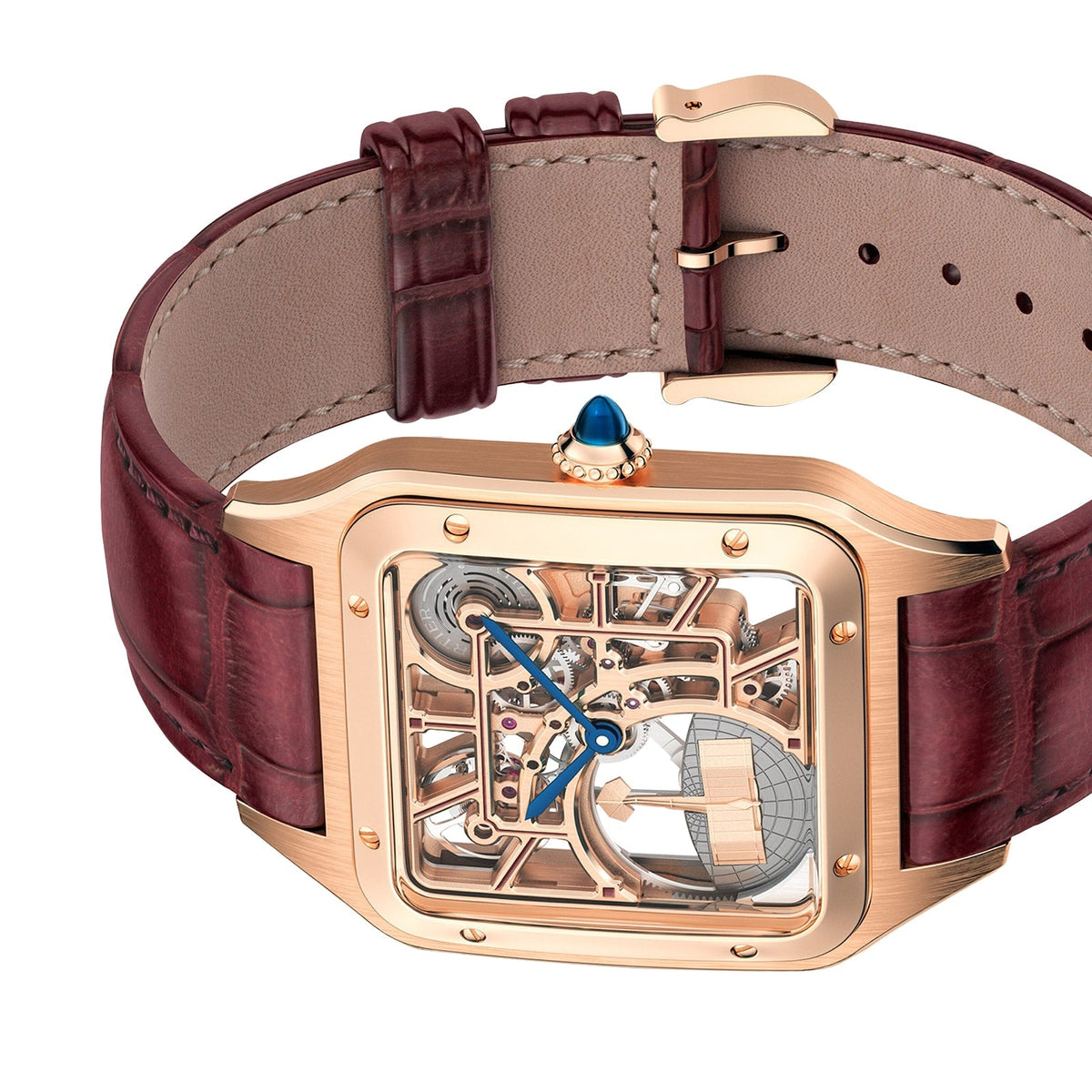 Cartier Santos-Dumont Skeleton with Micro-Rotor