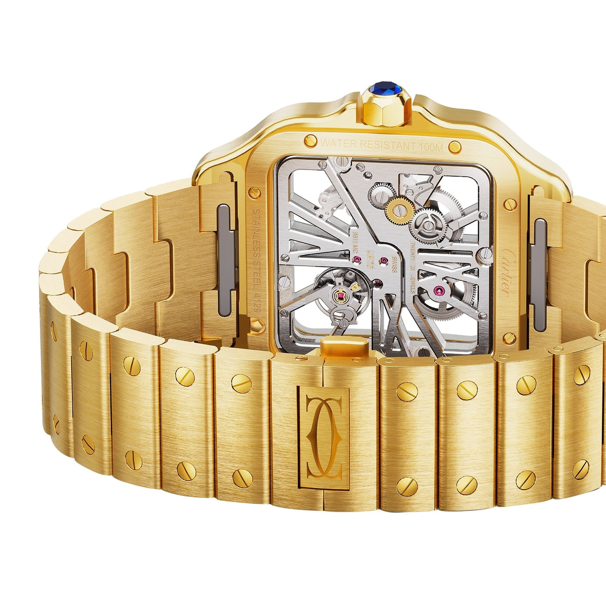 Cartier Santos de Cartier Skeleton