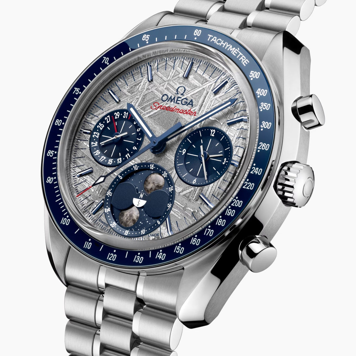 Omega Speedmaster Moonphase Meteorite