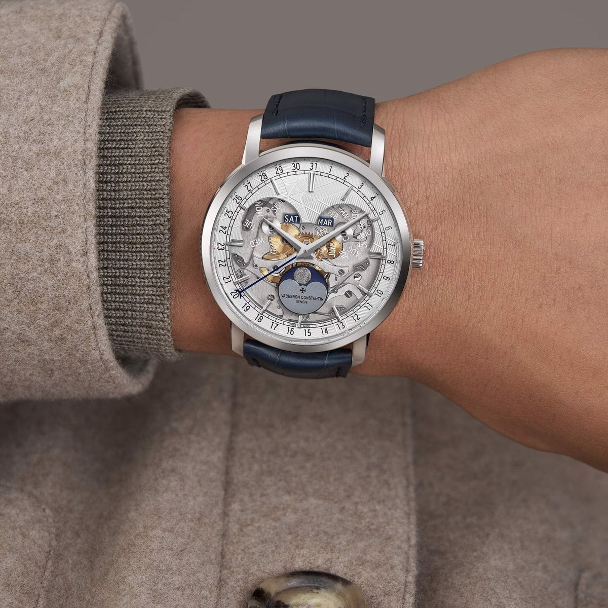 Vacheron Constantin Traditionnelle Complete Calendar Openface