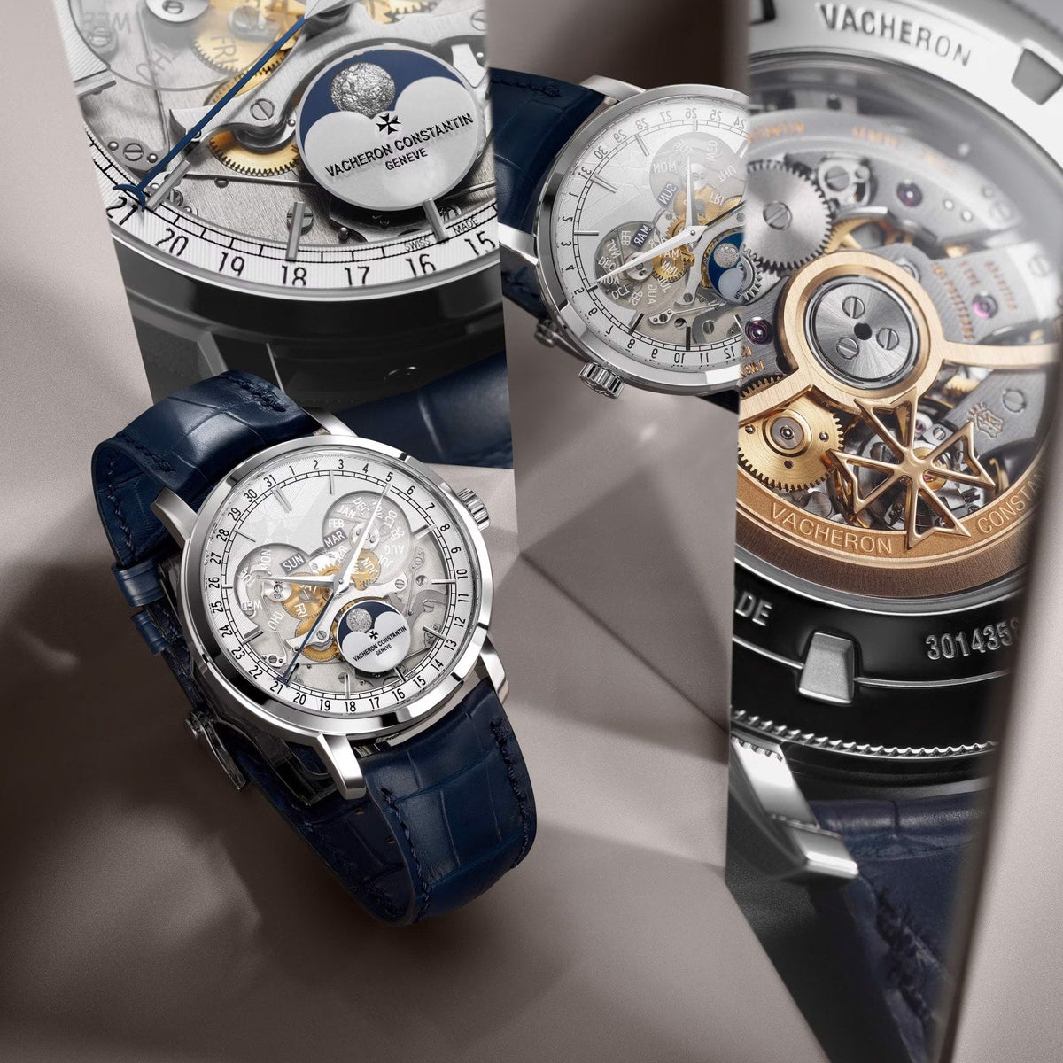 Vacheron Constantin Traditionnelle Complete Calendar Openface