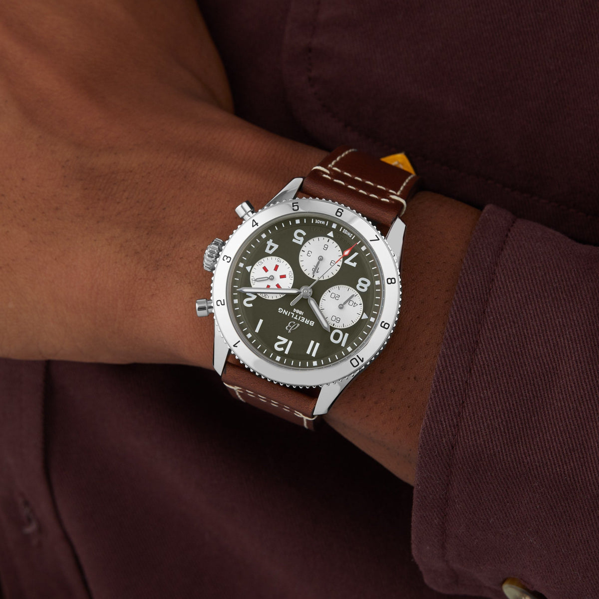 Breitling Classic AVI Chronograph 42 Curtiss Warhawk