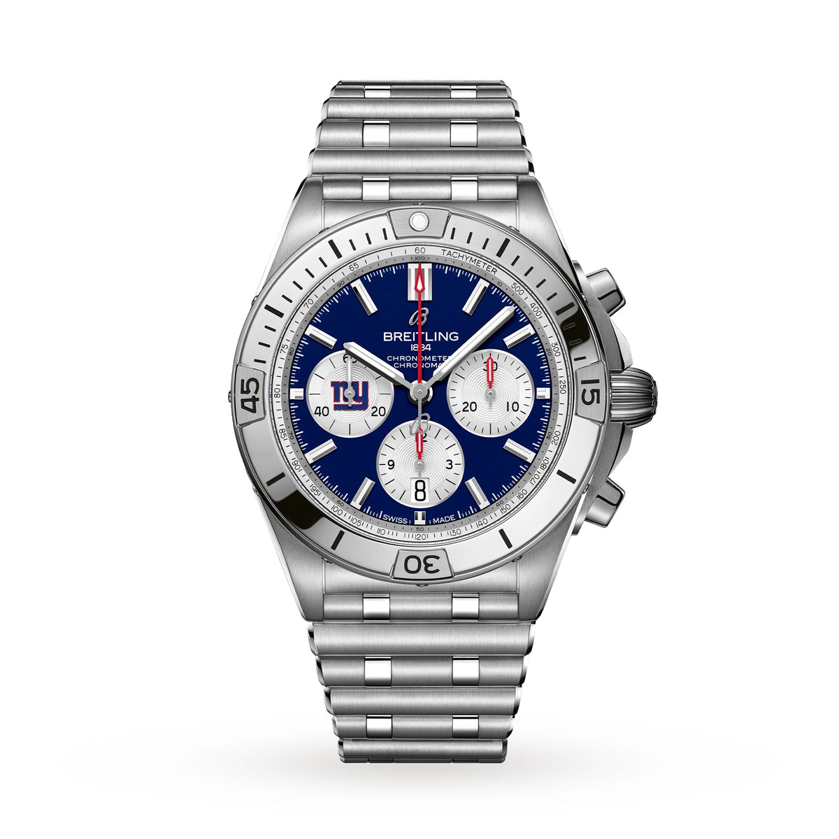 Breitling Chronomat B01 42 NFL New York Giants Edition