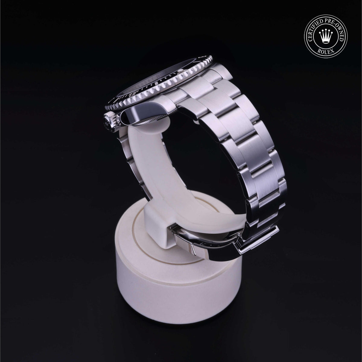 Rolex CPO SUBNONDATE SS BLKDL BLKBZ OYS BRAC