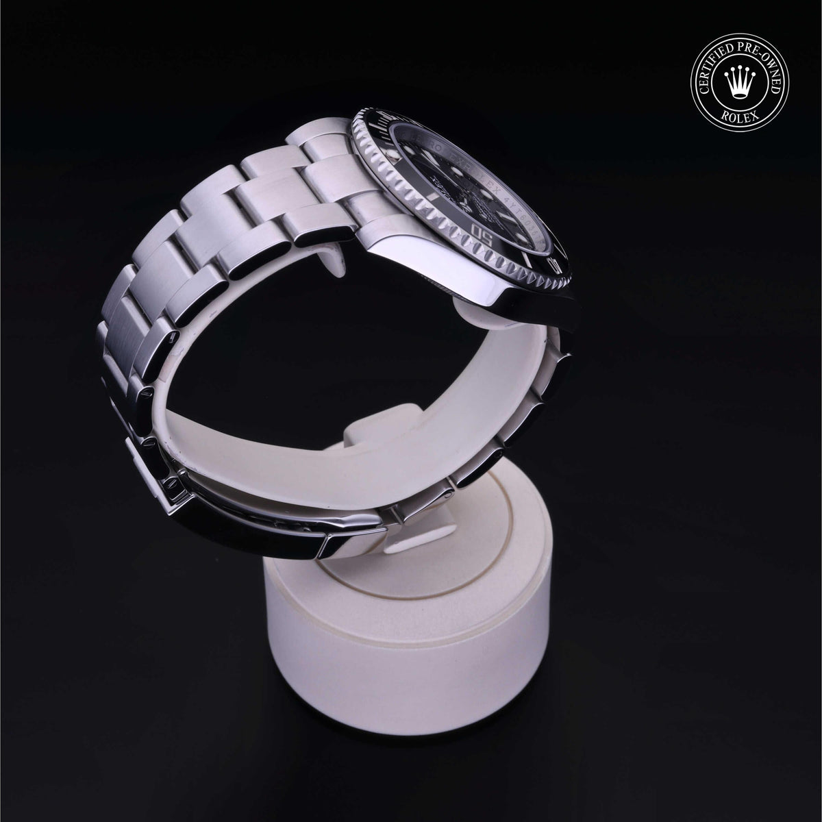Rolex CPO SUBNONDATE SS BLKDL BLKBZ OYS BRAC
