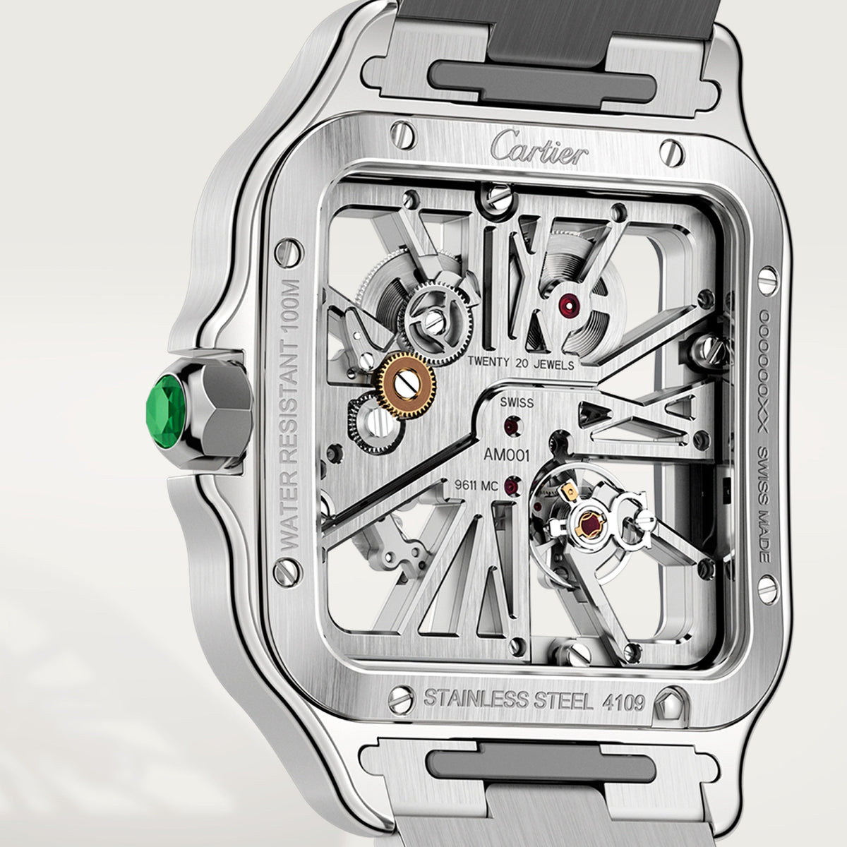 Cartier Santos de Cartier Skeleton Large Model