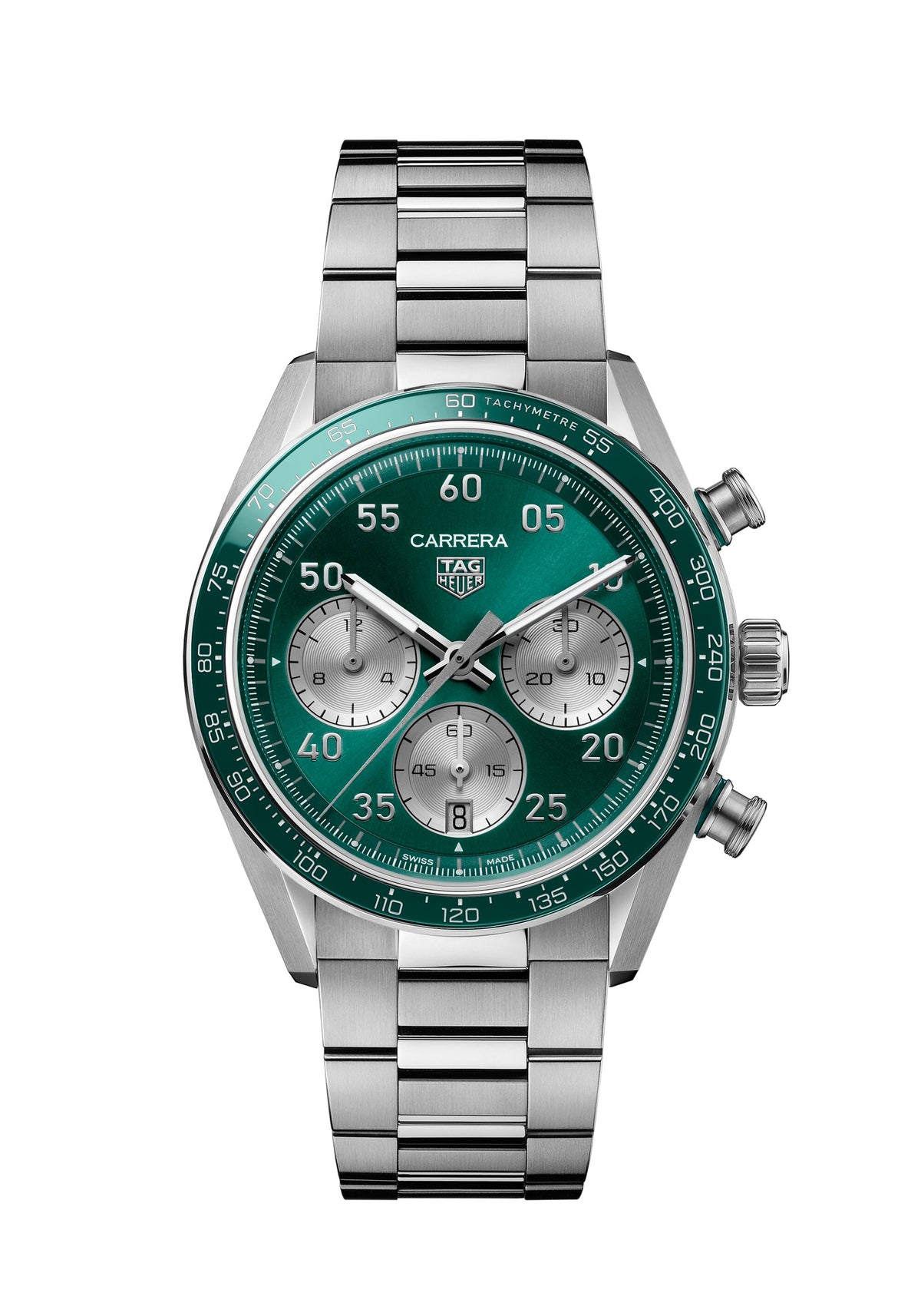 TAG Heuer Carrera Chronograph Sport Sunray Brushed Green