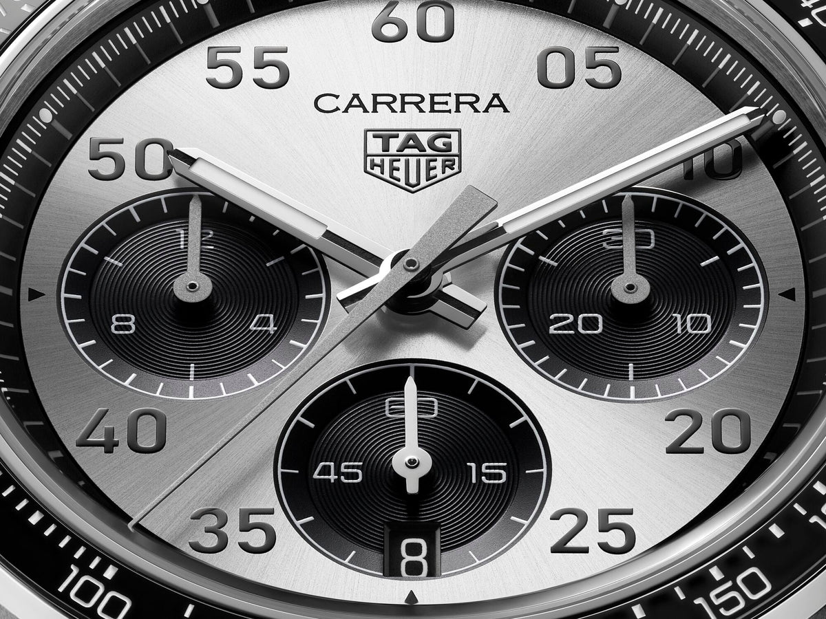 TAG Heuer Carrera Chronograph Sport Sunray Brushed Silver
