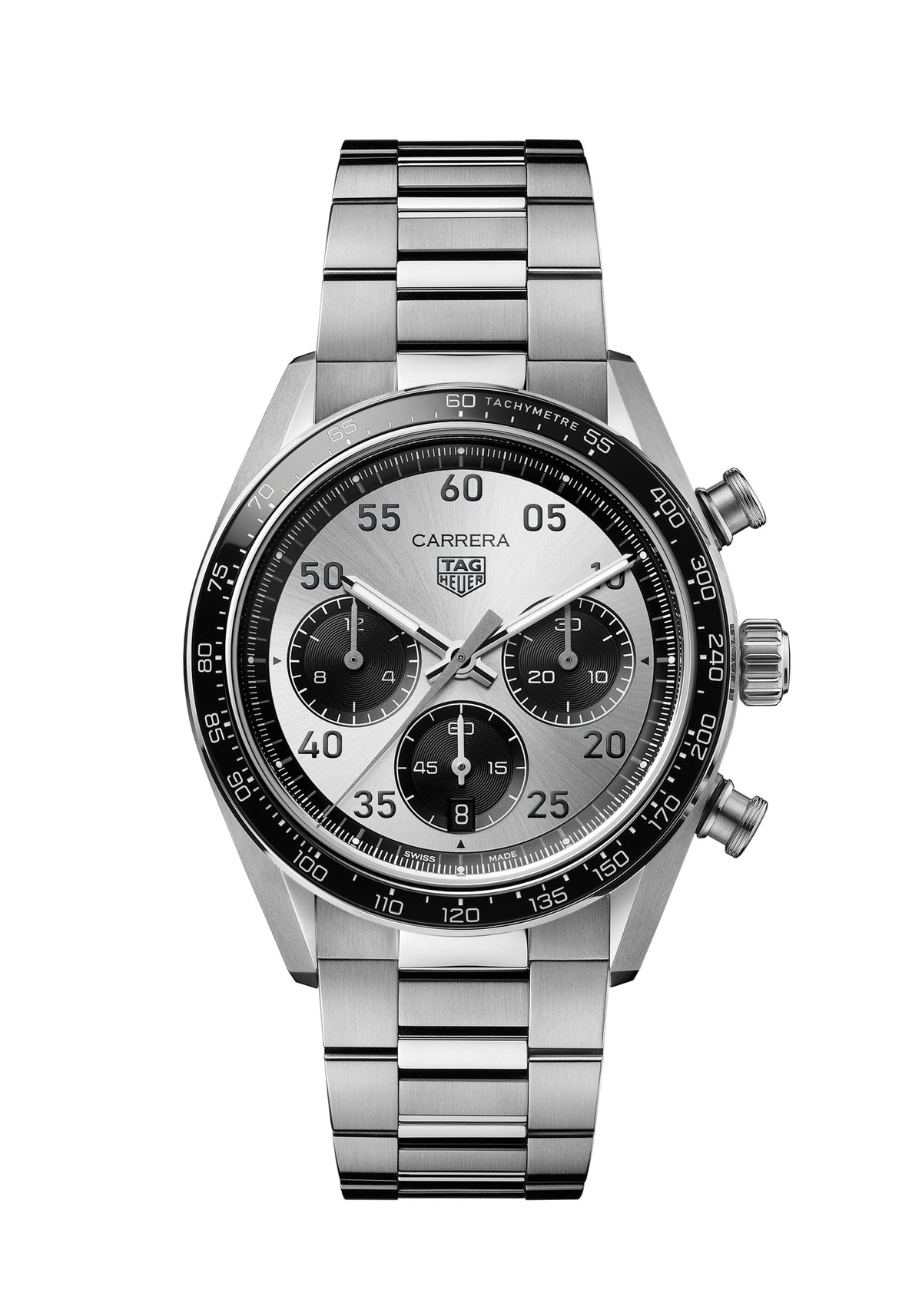 TAG Heuer Carrera Chronograph Sport Sunray Brushed Silver